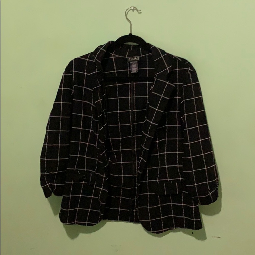 Plaid blazer